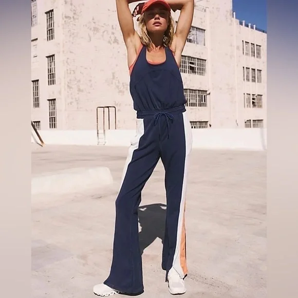 FREE PEOPLE Indigo New Flow Flare Onesie - Picture 8 of 11